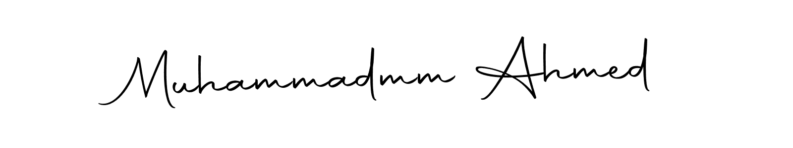 Muhammadmm Ahmed stylish signature style. Best Handwritten Sign (Autography-DOLnW) for my name. Handwritten Signature Collection Ideas for my name Muhammadmm Ahmed. Muhammadmm Ahmed signature style 10 images and pictures png