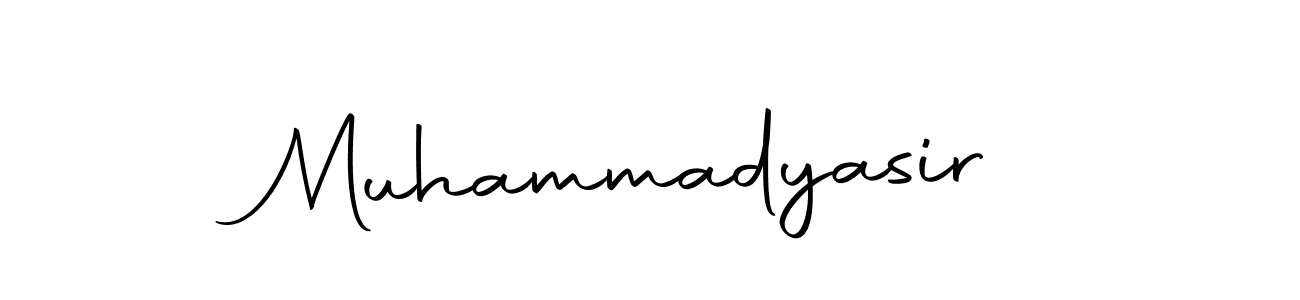 The best way (Autography-DOLnW) to make a short signature is to pick only two or three words in your name. The name Muhammadyasir include a total of six letters. For converting this name. Muhammadyasir signature style 10 images and pictures png