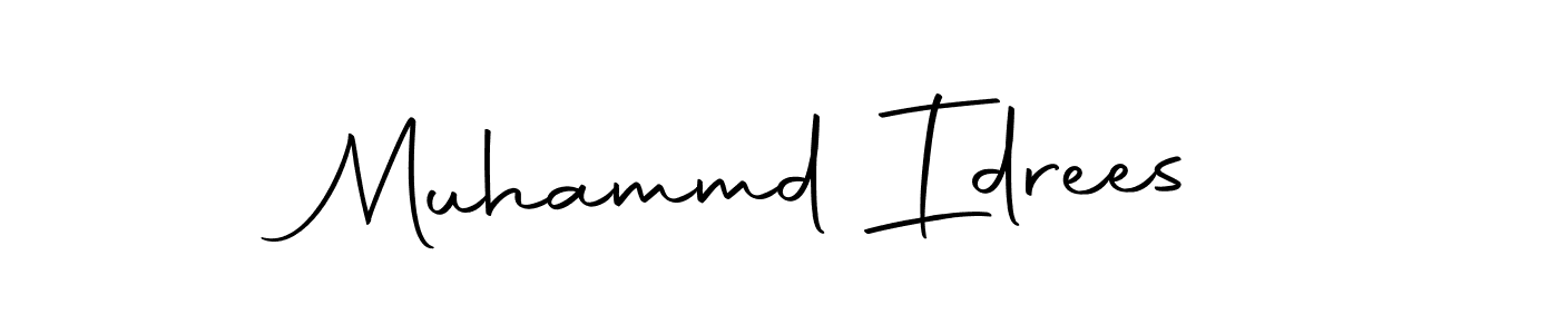 Design your own signature with our free online signature maker. With this signature software, you can create a handwritten (Autography-DOLnW) signature for name Muhammd Idrees. Muhammd Idrees signature style 10 images and pictures png