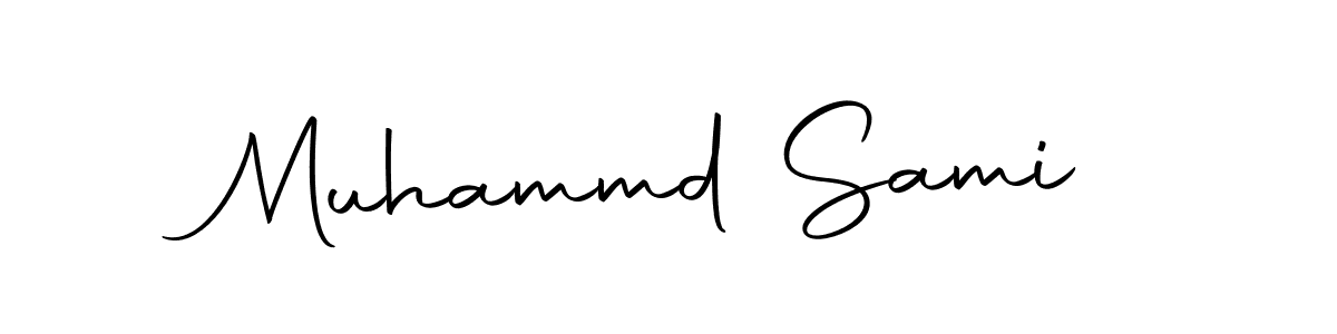How to make Muhammd Sami name signature. Use Autography-DOLnW style for creating short signs online. This is the latest handwritten sign. Muhammd Sami signature style 10 images and pictures png