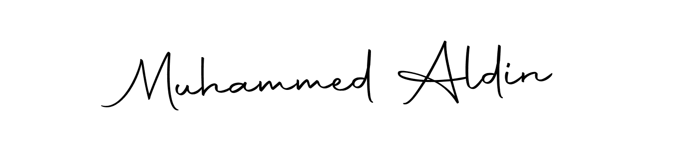 Make a beautiful signature design for name Muhammed Aldin. With this signature (Autography-DOLnW) style, you can create a handwritten signature for free. Muhammed Aldin signature style 10 images and pictures png