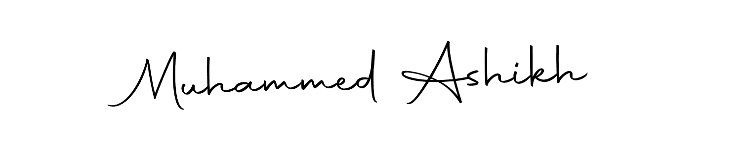 Create a beautiful signature design for name Muhammed Ashikh. With this signature (Autography-DOLnW) fonts, you can make a handwritten signature for free. Muhammed Ashikh signature style 10 images and pictures png