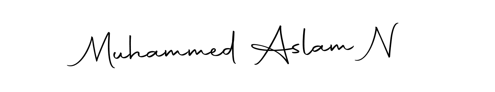 Here are the top 10 professional signature styles for the name Muhammed Aslam N. These are the best autograph styles you can use for your name. Muhammed Aslam N signature style 10 images and pictures png