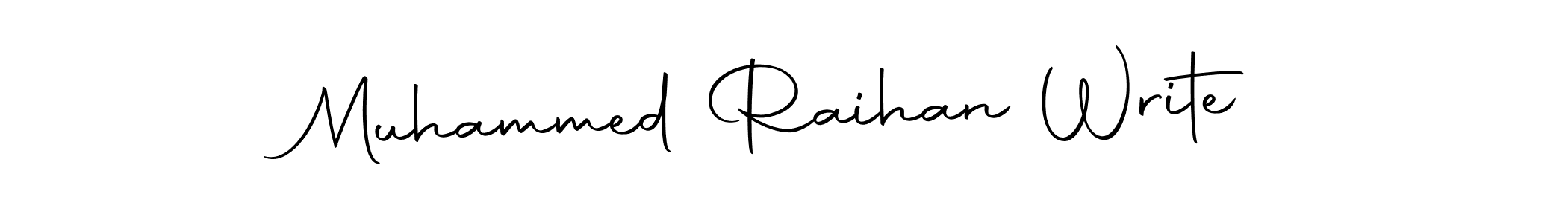 if you are searching for the best signature style for your name Muhammed Raihan Write. so please give up your signature search. here we have designed multiple signature styles  using Autography-DOLnW. Muhammed Raihan Write signature style 10 images and pictures png