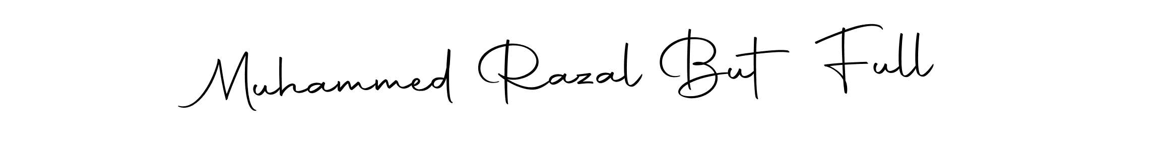 You should practise on your own different ways (Autography-DOLnW) to write your name (Muhammed Razal But Full) in signature. don't let someone else do it for you. Muhammed Razal But Full signature style 10 images and pictures png