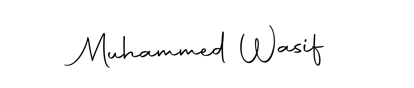 Use a signature maker to create a handwritten signature online. With this signature software, you can design (Autography-DOLnW) your own signature for name Muhammed Wasif. Muhammed Wasif signature style 10 images and pictures png