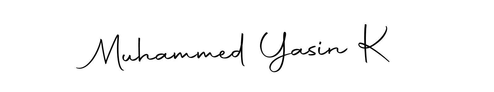 Also we have Muhammed Yasin K name is the best signature style. Create professional handwritten signature collection using Autography-DOLnW autograph style. Muhammed Yasin K signature style 10 images and pictures png