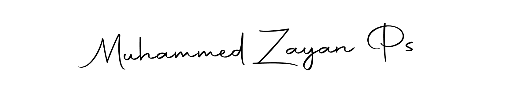 Make a beautiful signature design for name Muhammed Zayan Ps. With this signature (Autography-DOLnW) style, you can create a handwritten signature for free. Muhammed Zayan Ps signature style 10 images and pictures png