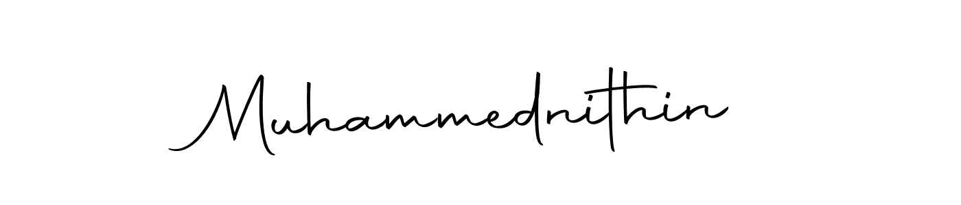 Also we have Muhammednithin name is the best signature style. Create professional handwritten signature collection using Autography-DOLnW autograph style. Muhammednithin signature style 10 images and pictures png