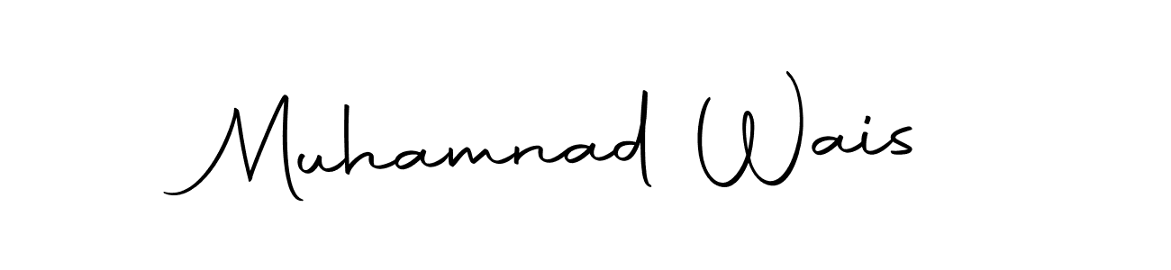 The best way (Autography-DOLnW) to make a short signature is to pick only two or three words in your name. The name Muhamnad Wais include a total of six letters. For converting this name. Muhamnad Wais signature style 10 images and pictures png