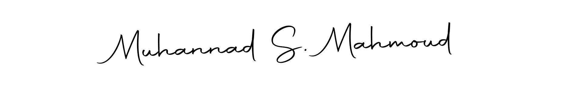 Use a signature maker to create a handwritten signature online. With this signature software, you can design (Autography-DOLnW) your own signature for name Muhannad S. Mahmoud. Muhannad S. Mahmoud signature style 10 images and pictures png