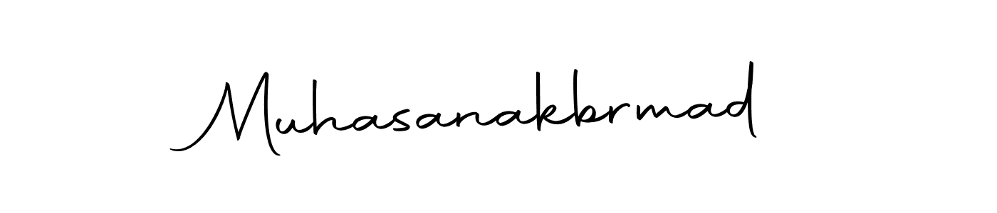 Design your own signature with our free online signature maker. With this signature software, you can create a handwritten (Autography-DOLnW) signature for name Muhasanakbrmad. Muhasanakbrmad signature style 10 images and pictures png