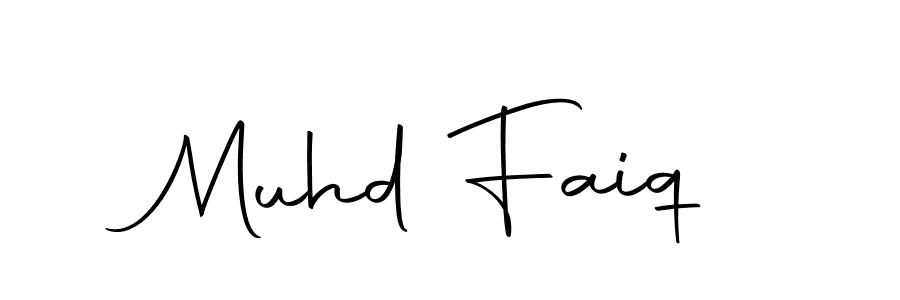 Make a beautiful signature design for name Muhd Faiq. With this signature (Autography-DOLnW) style, you can create a handwritten signature for free. Muhd Faiq signature style 10 images and pictures png