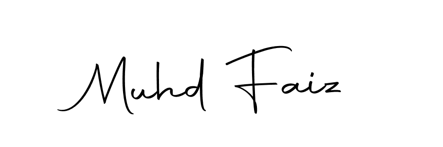 Make a beautiful signature design for name Muhd Faiz. Use this online signature maker to create a handwritten signature for free. Muhd Faiz signature style 10 images and pictures png