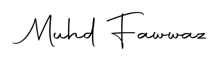 Create your official email sign-off with Muhd Fawwaz name in Autography-DOLnW style. Crisp, clean, and perfectly legible across all screens. Muhd Fawwaz signature style 10 images and pictures png