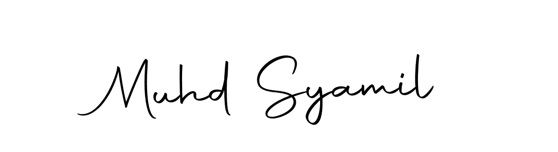 Make a beautiful signature design for name Muhd Syamil. Use this online signature maker to create a handwritten signature for free. Muhd Syamil signature style 10 images and pictures png