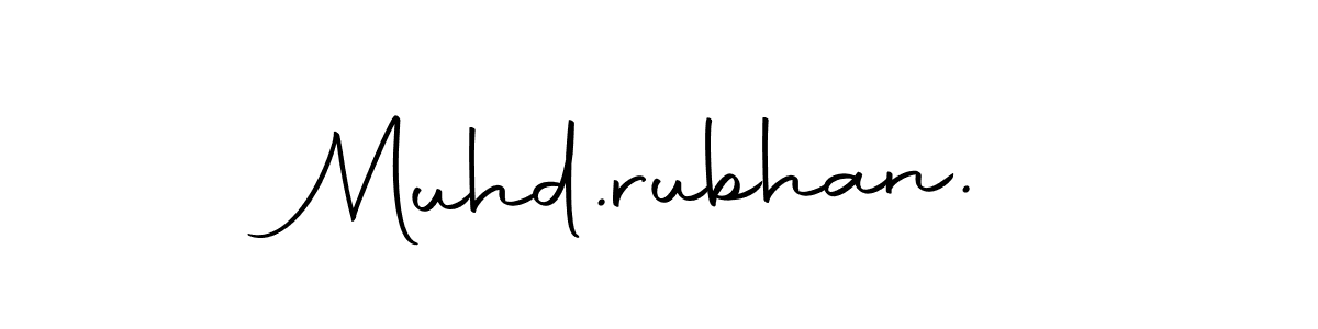 Design your own signature with our free online signature maker. With this signature software, you can create a handwritten (Autography-DOLnW) signature for name Muhd.rubhan.. Muhd.rubhan. signature style 10 images and pictures png