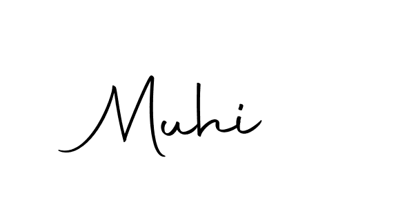 Use a signature maker to create a handwritten signature online. With this signature software, you can design (Autography-DOLnW) your own signature for name Muhič. Muhič signature style 10 images and pictures png