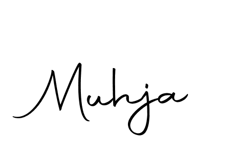 Create a beautiful signature design for name Muhja. With this signature (Autography-DOLnW) fonts, you can make a handwritten signature for free. Muhja signature style 10 images and pictures png