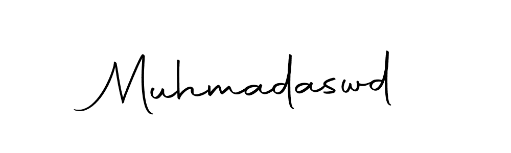 Create a beautiful signature design for name Muhmadaswd. With this signature (Autography-DOLnW) fonts, you can make a handwritten signature for free. Muhmadaswd signature style 10 images and pictures png