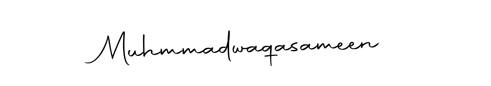 The best way (Autography-DOLnW) to make a short signature is to pick only two or three words in your name. The name Muhmmadwaqasameen include a total of six letters. For converting this name. Muhmmadwaqasameen signature style 10 images and pictures png
