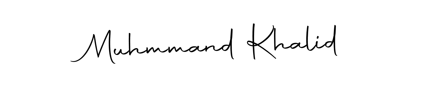 Design your own signature with our free online signature maker. With this signature software, you can create a handwritten (Autography-DOLnW) signature for name Muhmmand Khalid. Muhmmand Khalid signature style 10 images and pictures png