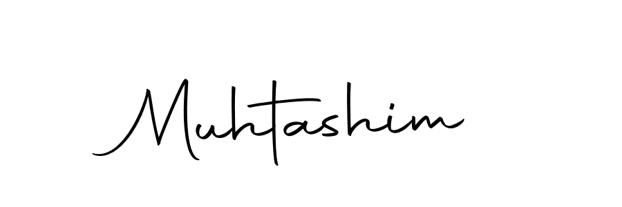 Design your own signature with our free online signature maker. With this signature software, you can create a handwritten (Autography-DOLnW) signature for name Muhtashim. Muhtashim signature style 10 images and pictures png
