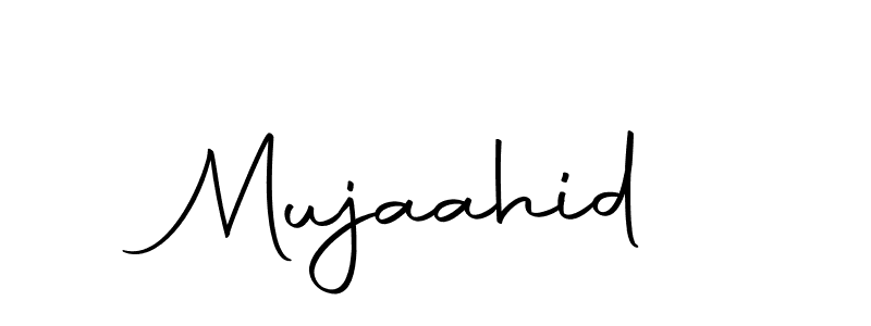 Make a beautiful signature design for name Mujaahid. With this signature (Autography-DOLnW) style, you can create a handwritten signature for free. Mujaahid signature style 10 images and pictures png