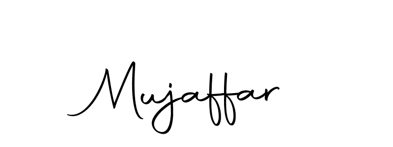 Design your own signature with our free online signature maker. With this signature software, you can create a handwritten (Autography-DOLnW) signature for name Mujaffar. Mujaffar signature style 10 images and pictures png