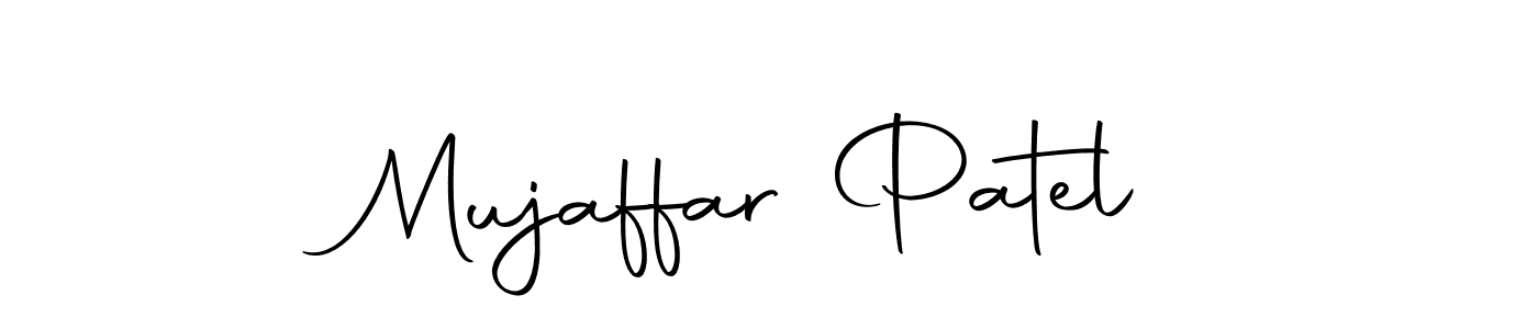 This is the best signature style for the Mujaffar Patel name. Also you like these signature font (Autography-DOLnW). Mix name signature. Mujaffar Patel signature style 10 images and pictures png
