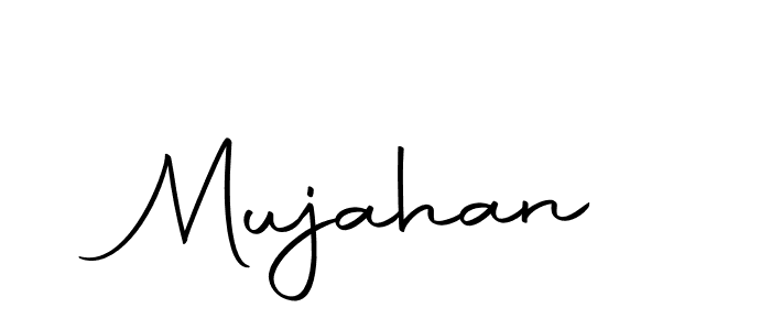 Make a beautiful signature design for name Mujahan. Use this online signature maker to create a handwritten signature for free. Mujahan signature style 10 images and pictures png