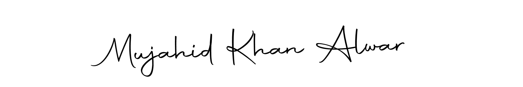 Use a signature maker to create a handwritten signature online. With this signature software, you can design (Autography-DOLnW) your own signature for name Mujahid Khan Alwar. Mujahid Khan Alwar signature style 10 images and pictures png