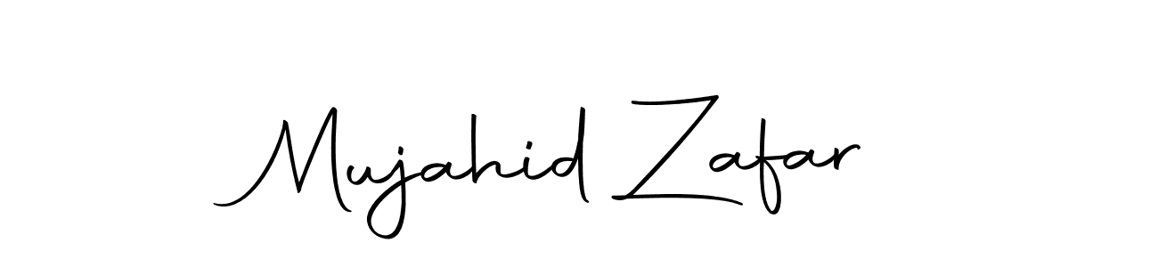 Use a signature maker to create a handwritten signature online. With this signature software, you can design (Autography-DOLnW) your own signature for name Mujahid Zafar. Mujahid Zafar signature style 10 images and pictures png