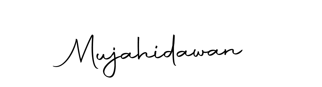 Make a beautiful signature design for name Mujahidawan. Use this online signature maker to create a handwritten signature for free. Mujahidawan signature style 10 images and pictures png