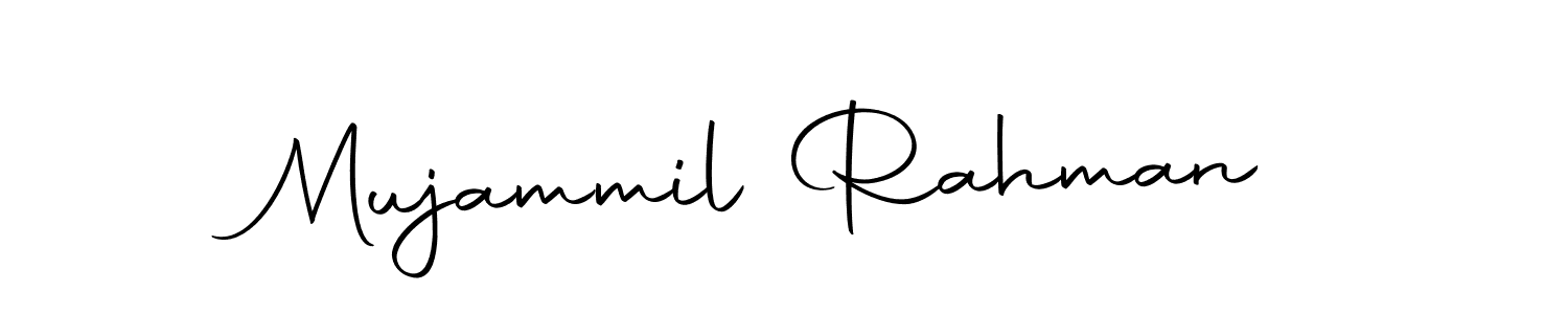 Use a signature maker to create a handwritten signature online. With this signature software, you can design (Autography-DOLnW) your own signature for name Mujammil Rahman. Mujammil Rahman signature style 10 images and pictures png