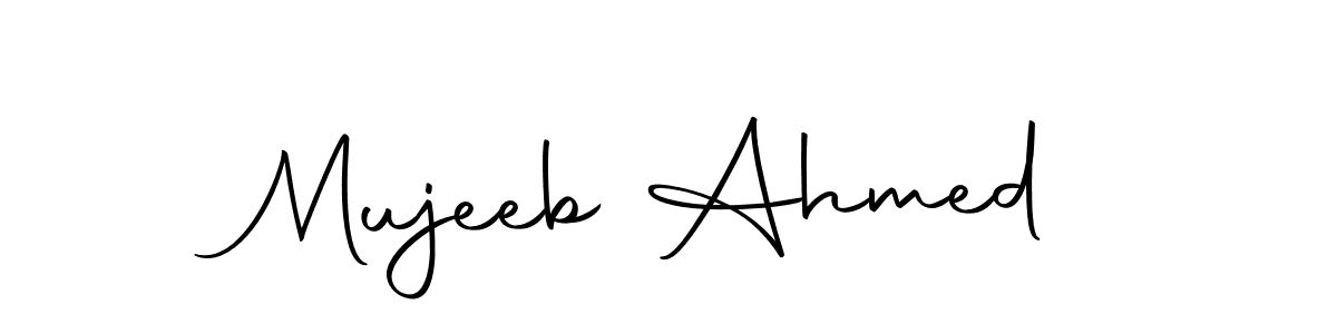 You should practise on your own different ways (Autography-DOLnW) to write your name (Mujeeb Ahmed) in signature. don't let someone else do it for you. Mujeeb Ahmed signature style 10 images and pictures png