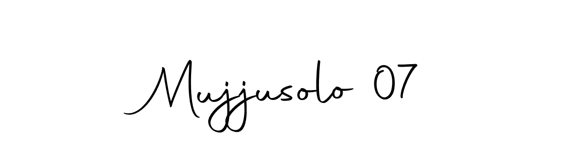 This is the best signature style for the Mujjusolo 07 name. Also you like these signature font (Autography-DOLnW). Mix name signature. Mujjusolo 07 signature style 10 images and pictures png