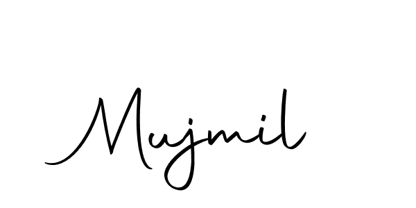 Create a beautiful signature design for name Mujmil. With this signature (Autography-DOLnW) fonts, you can make a handwritten signature for free. Mujmil signature style 10 images and pictures png