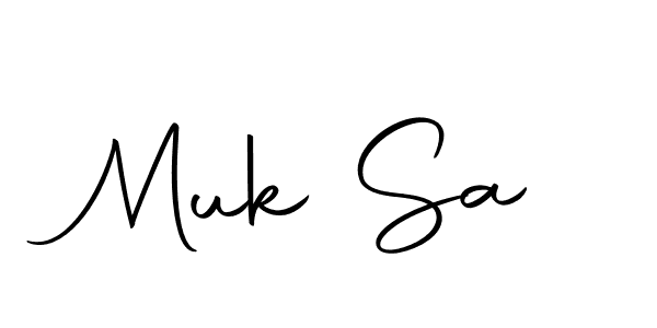 Here are the top 10 professional signature styles for the name Muk Sa. These are the best autograph styles you can use for your name. Muk Sa signature style 10 images and pictures png