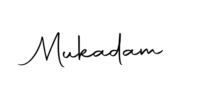 You should practise on your own different ways (Autography-DOLnW) to write your name (Mukadam) in signature. don't let someone else do it for you. Mukadam signature style 10 images and pictures png