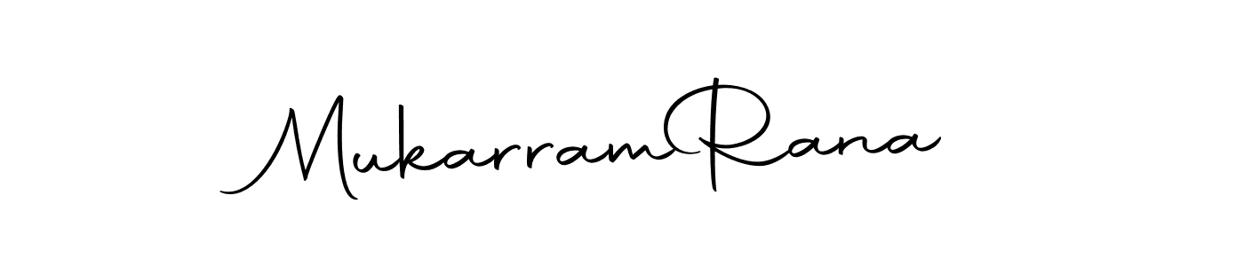 How to make Mukarram  Rana signature? Autography-DOLnW is a professional autograph style. Create handwritten signature for Mukarram  Rana name. Mukarram  Rana signature style 10 images and pictures png