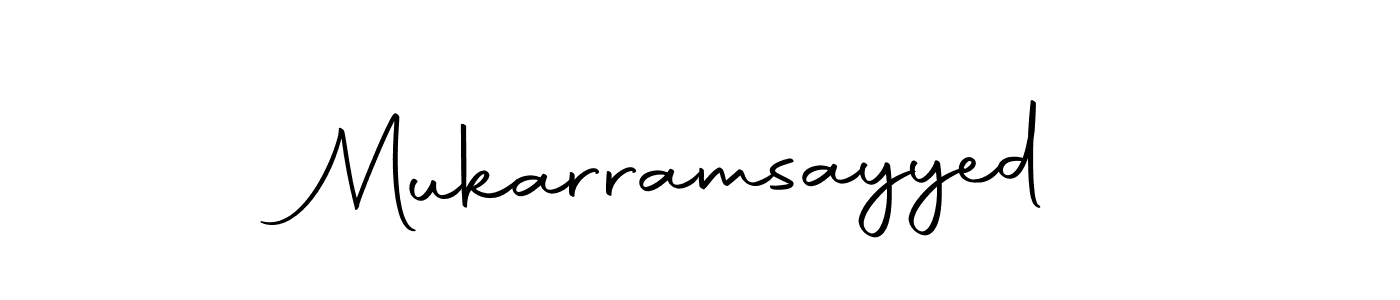 You can use this online signature creator to create a handwritten signature for the name Mukarramsayyed. This is the best online autograph maker. Mukarramsayyed signature style 10 images and pictures png
