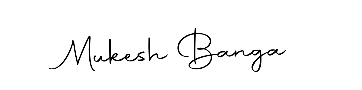 Also You can easily find your signature by using the search form. We will create Mukesh Banga name handwritten signature images for you free of cost using Autography-DOLnW sign style. Mukesh Banga signature style 10 images and pictures png