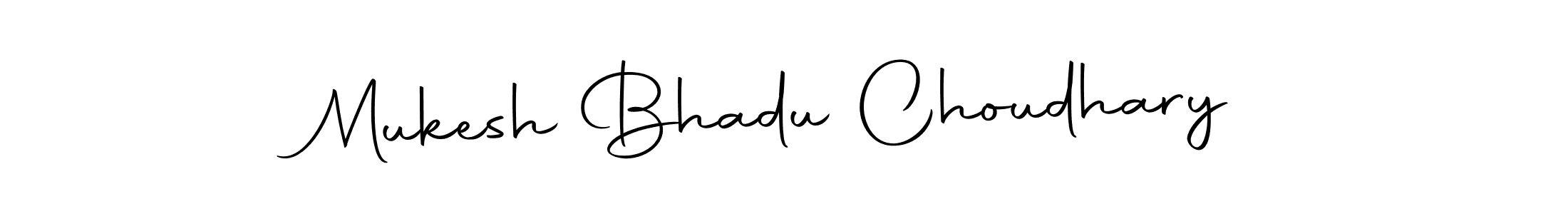 Mukesh Bhadu Choudhary stylish signature style. Best Handwritten Sign (Autography-DOLnW) for my name. Handwritten Signature Collection Ideas for my name Mukesh Bhadu Choudhary. Mukesh Bhadu Choudhary signature style 10 images and pictures png