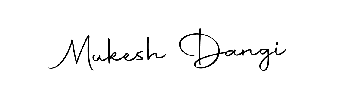 Make a beautiful signature design for name Mukesh Dangi. With this signature (Autography-DOLnW) style, you can create a handwritten signature for free. Mukesh Dangi signature style 10 images and pictures png