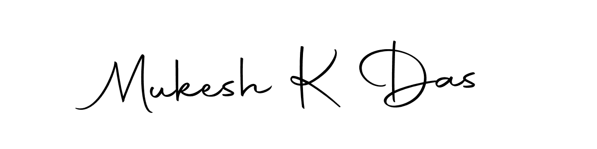 Design your own signature with our free online signature maker. With this signature software, you can create a handwritten (Autography-DOLnW) signature for name Mukesh K Das. Mukesh K Das signature style 10 images and pictures png