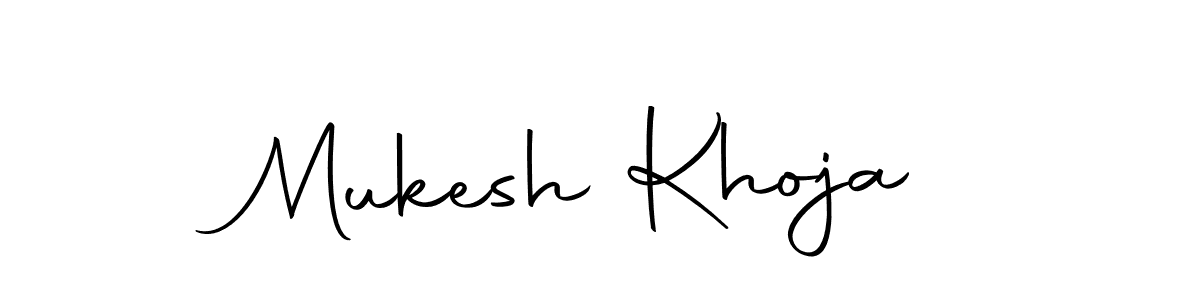 Also we have Mukesh Khoja name is the best signature style. Create professional handwritten signature collection using Autography-DOLnW autograph style. Mukesh Khoja signature style 10 images and pictures png