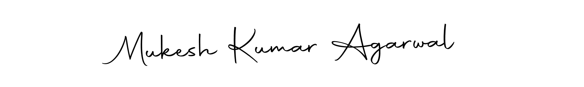 Make a beautiful signature design for name Mukesh Kumar Agarwal. Use this online signature maker to create a handwritten signature for free. Mukesh Kumar Agarwal signature style 10 images and pictures png