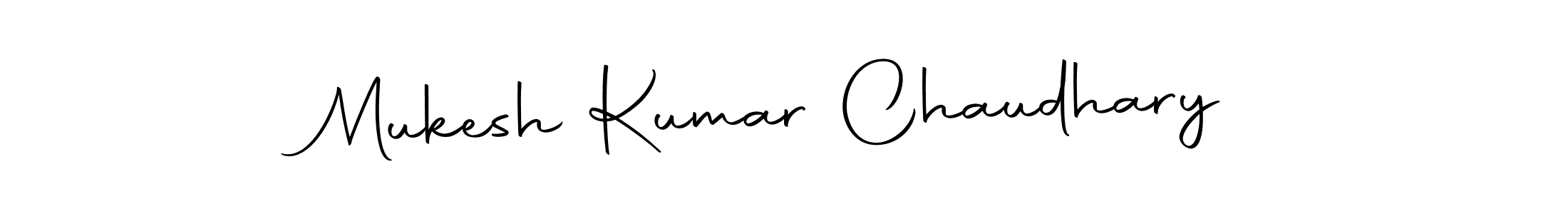 Make a beautiful signature design for name Mukesh Kumar Chaudhary. With this signature (Autography-DOLnW) style, you can create a handwritten signature for free. Mukesh Kumar Chaudhary signature style 10 images and pictures png