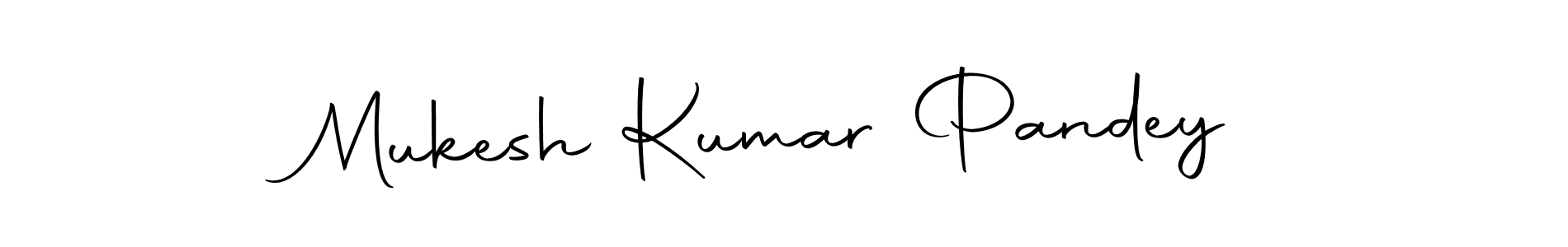 Design your own signature with our free online signature maker. With this signature software, you can create a handwritten (Autography-DOLnW) signature for name Mukesh Kumar Pandey. Mukesh Kumar Pandey signature style 10 images and pictures png